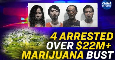 Four Chinese Nationals Arrested in Georgia Marijuana Bust | China In Focus