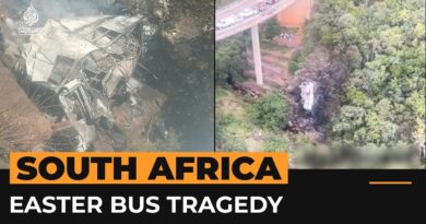 45 killed as bus plunges off bridge in South Africa | #AJshorts