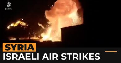 Israel blamed for air strikes in Syria, dozens reported dead | AJ #shorts