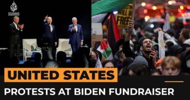 Protesters interrupt Biden fundraiser over Gaza war | Al Jazeera Newsfeed