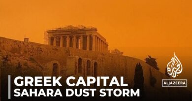 ‘Apocalyptic’ orange haze: Sahara dust storm hits Greek capital