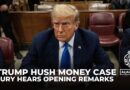 ‘Battlelines’ drawn as jury hears opening remarks in Trump hush money case