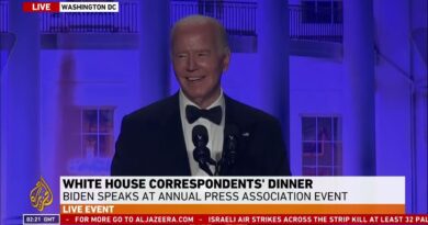 Biden skirts large pro-Palestine protest at correspondents’ dinner