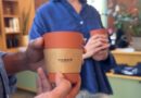 Cafe Offers Coffee Cups Made of Clay as Greener Option