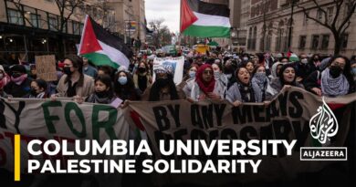 Columbia University protests: Crowds demand school cut ties with Israel