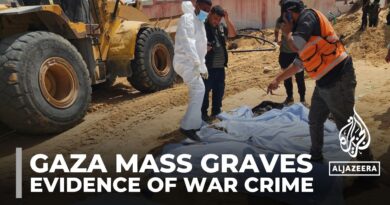 Evidence of torture as nearly 400 bodies found in Gaza mass graves