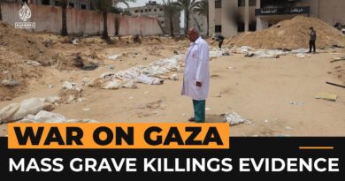 Gaza emergency officials present evidence of mass grave killings | Al Jazeera Newsfeed