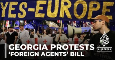 Georgians ‘March for Europe’ in protest against controversial bill