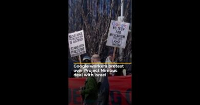 Google workers protest over Project Nimbus deal with Israel | #AJshorts