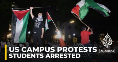 Hundreds of students arrested in pro-Palestine campus protests