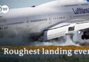 Livestream records Boeing 747 ‘roughest ever’ touch-and-go landing | DW News
