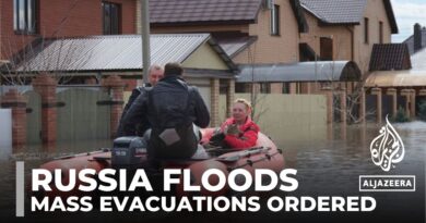 Mass evacuations as floods in Russia’s Kurgan region set to peak