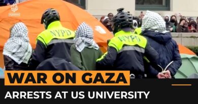 Over 100 pro-Palestine protesters arrested at US university | #AJshorts
