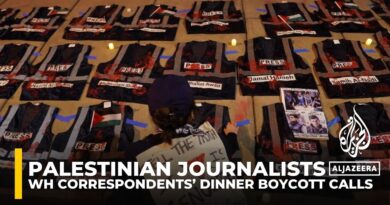 Palestinian journalists call for boycott of White House correspondents’ dinner