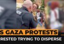Police arrest student protester trying to negotiate peaceful disbandment | Al Jazeera Newsfeed