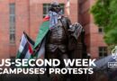 Pro-Palestine student protests spread in second week of demonstrations