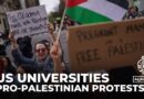 Pro-Palestinian demonstrations surge at US campuses after Columbia University arrests