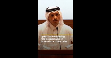 Qatar ‘re-evaluating’ role as mediator in Israel-Gaza truce talks | AJ #shorts