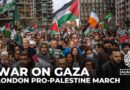 Solidarity with Palestine: Tens of thousands march through central London