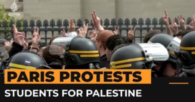 Students call on French government to help Palestine | #AJshorts