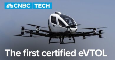 Take a ride inside Ehang’s fully autonomous, two-seater air taxi