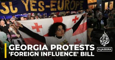 Thousands protest in Georgia over contentious ‘foreign agents’ bill