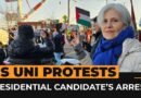 US presidential candidate speaks out after anti-war protest arrest | AJ #shorts