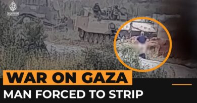 Video shows Palestinian man forced to strip by Israeli soldiers | Al Jazeera Newsfeed