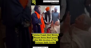 Watch: Maryam Nawaz Sharif Greets Indian Sikh Devotees in Pakistan’s Kartarpur Sahib #shorts
