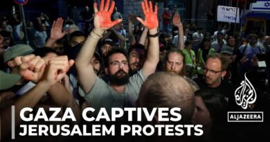 West Jerusalem demonstrations: Protests following release of Hamas video