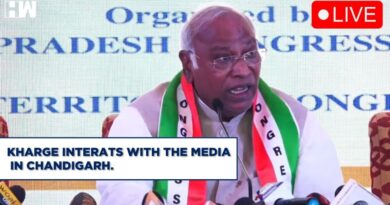 Congress President Mallikarjun Kharge Interacts With The Media In Chandigarh