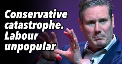 Conservative catastrophe. Labour unpopular