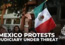 Demonstration in Mexico City: Protesters say president threatens judiciary