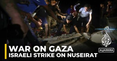 Fourteen killed in Israeli strike on a home in the Nuseirat refugee camp