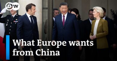 France, China talks focus on trade tensions, Gaza and Ukraine | DW News