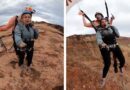 Frightened Woman Goes Base Jumping for Wedding Anniversary