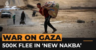 Half a million Palestinians flee ‘new Nakba’ in Gaza | Al Jazeera Newsfeed