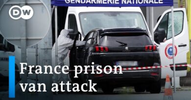 Huge manhunt in France for prisoner after two officers killed in ambush | DW News