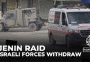 Israeli forces withdraw from Jenin refugee camp in the occupied West Bank