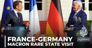 Macron makes rare state visit to Germany to boost ties, defend democracy