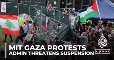 MIT students defy deadline to end Gaza solidarity encampment