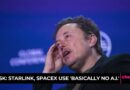 Musk: Starlink, SpaceX ‘Use Basically No A.I.’