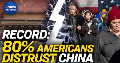 Pew Report: 8 in 10 Americans Hold Unfavourable View of China