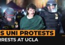 Police dismantle UCLA anti-war camp and arrest protesters | AJ #shorts