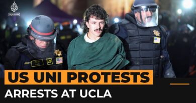 Police dismantle UCLA anti-war camp and arrest protesters | AJ #shorts