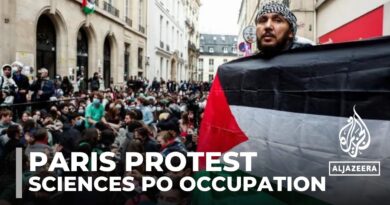 Police remove pro-Palestinian students from Paris’s Sciences Po university