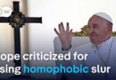 Pope makes rare apology, after reportedly using a homophobic term in a private meeting | DW News