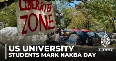 Pro-Palestine students mark Nakba at University of Michigan