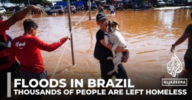 Record flooding submerges entire cities in southern Brazil, leaving thousands displaced