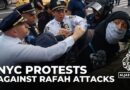 Several arrests as protesters march in New York City against Rafah incursion